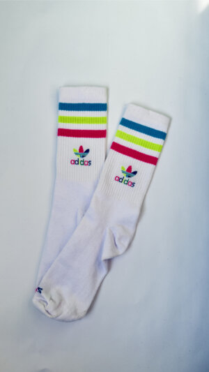Adidas lineas turquesa-verde-fucsia