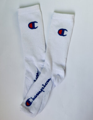 Champion logo blanca