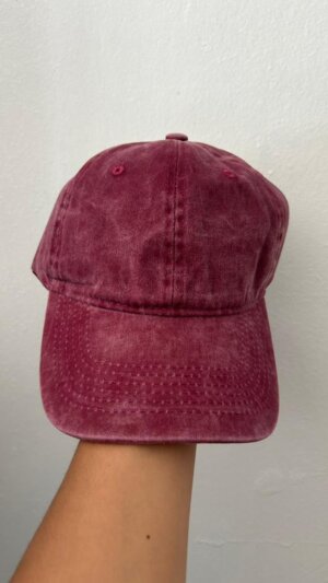 Gorrita vintage bordo
