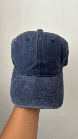Gorrita vintage azul
