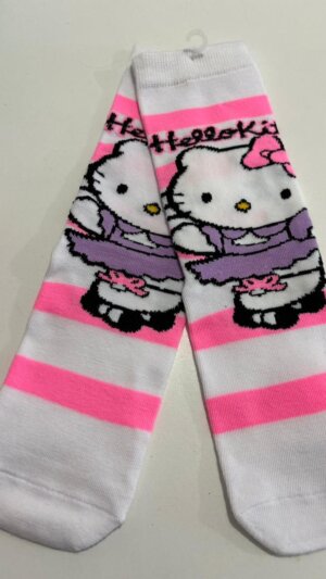 Hello Kitty rayas fucsia